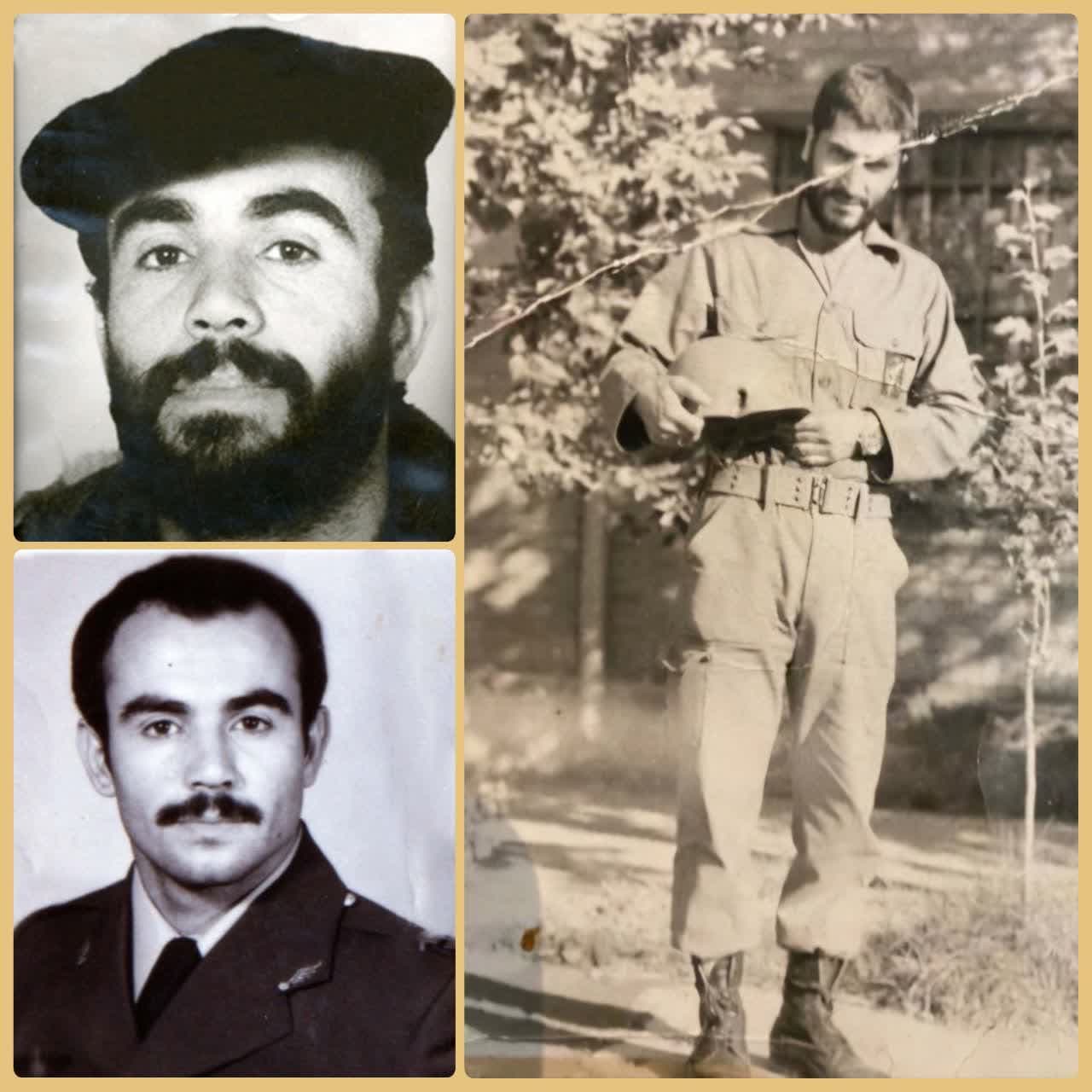 انتشار تصویر کلاه نظامی شکافته شده شهید شاه حسینی در کردستان برای اولین بار