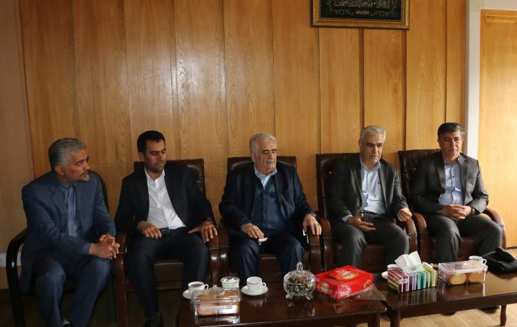 دیدار سرپرست بنیاد شهید و امور ایثارگران استان اردبیل با معاون امور شعب بانک دی